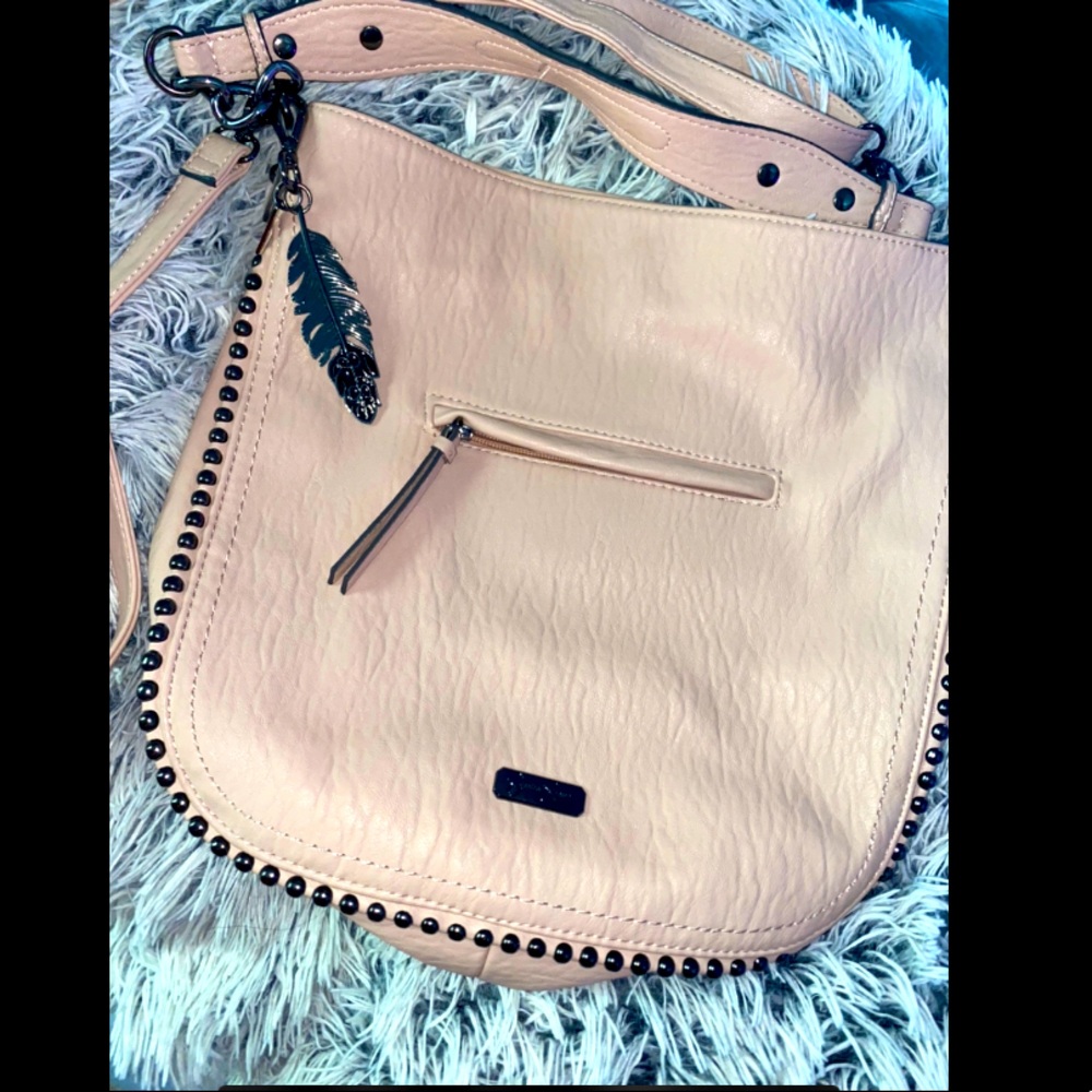Blush pink Jessica Simpson hobo bag